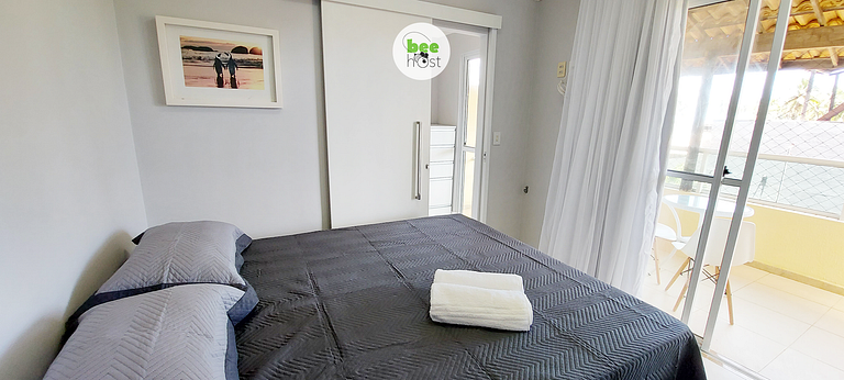 Duplex com banheira e vista mar - COSTE0100