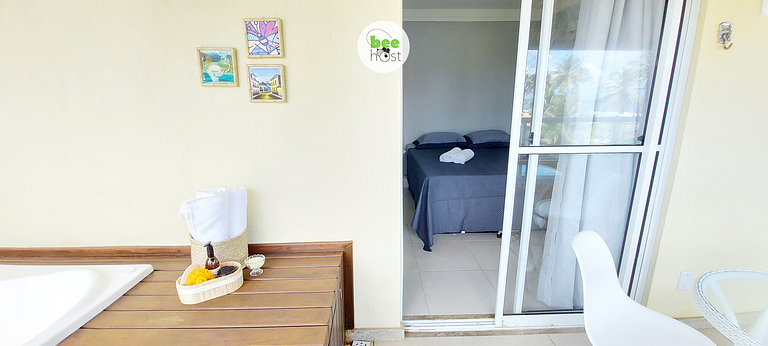 Dúplex con bañera y vistas al mar - COSTE0100