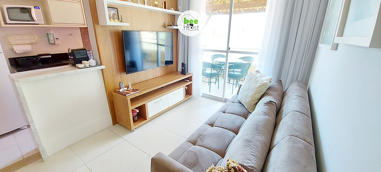 Duplex com banheira e vista mar - COSTE0100