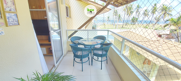 Duplex com banheira e vista mar - COSTE0100