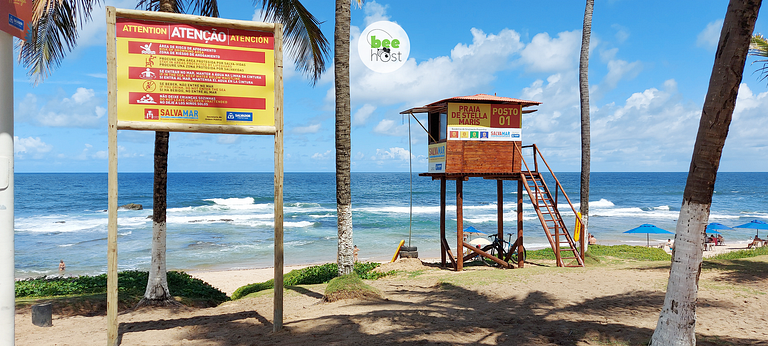 Duplex com banheira e vista mar - COSTE0100