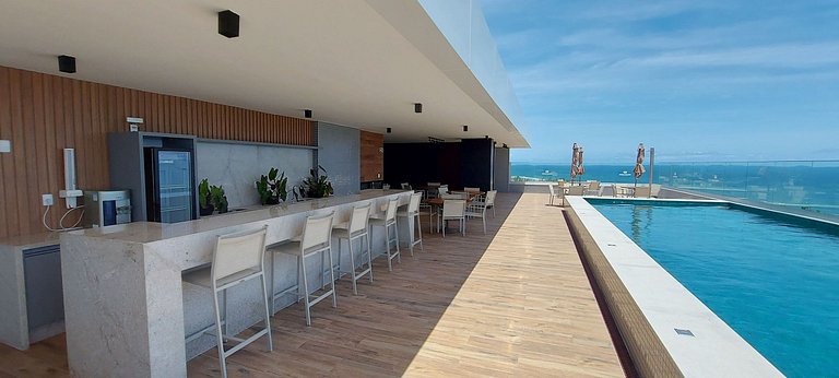 2/4, nascente, com varandão vista-mar - COSTE0106