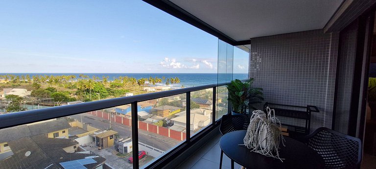 2/4, nascente, com varandão vista-mar - COSTE0106