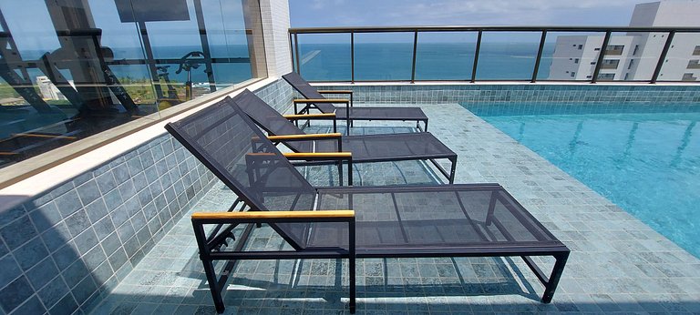 Vista-mar incrível e perto do carnaval - COBAR0129