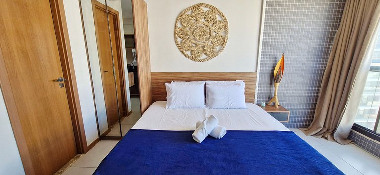 COBAR0138 - Cama king e vista-mar