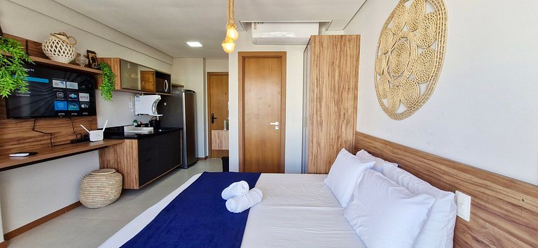 COBAR0138 - Cama king e vista-mar