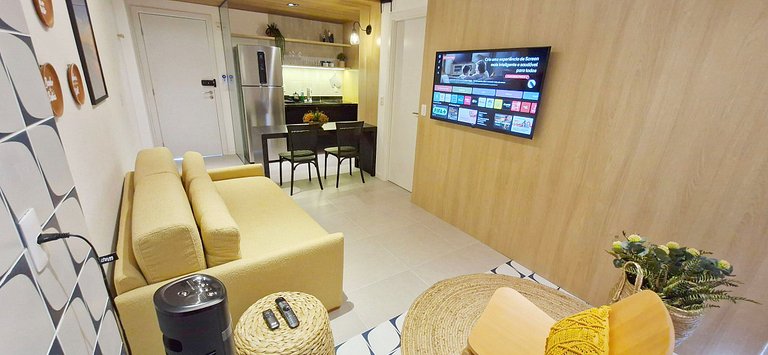 COBAR0140 - Lindo apartamento para 4 pessoas