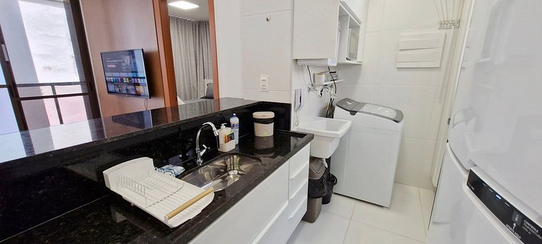 COGRA0104 - Cama queen e varanda no Graça Prime