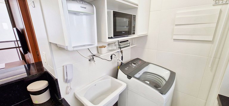 COGRA0104 - Cama queen e varanda no Graça Prime