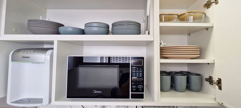 Cama queen y balcón en Graça Prime - COGRA0104