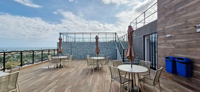 Balcony with sea view and hammock - COSTE0111