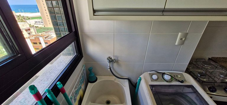 Quarto y sala con balcón en Armação - COARM0110