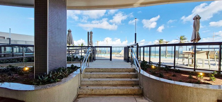 Air-conditioned sea view at Beach Class COJAG0102