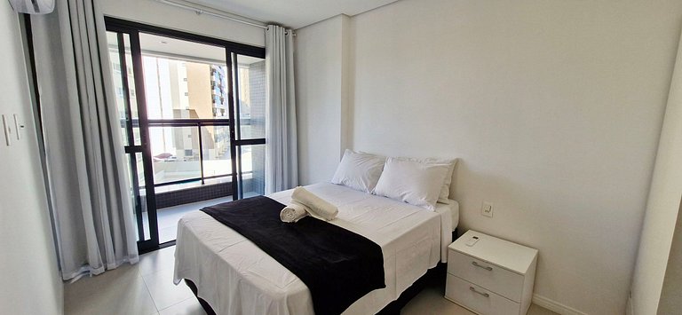 Climatizado e vista mar no Beach Class - COJAG0102