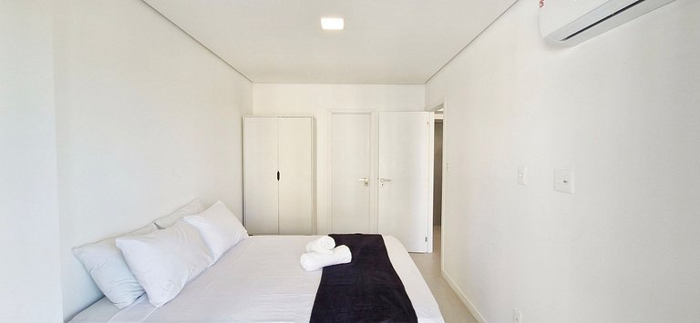 Climatizado e vista mar no Beach Class - COJAG0102