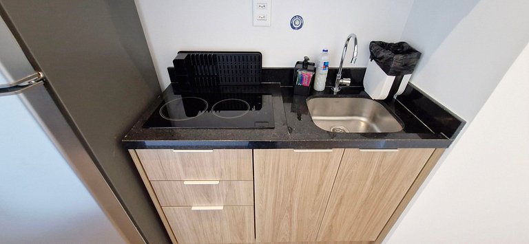 Varanda vista mar no Art Studio Armação COARM0112