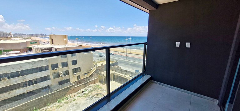 Sea view balcony at Art Studio Armação COARM0112