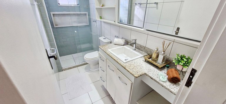 Dois quartos a 5min do Shopping Barra - COBAR0148