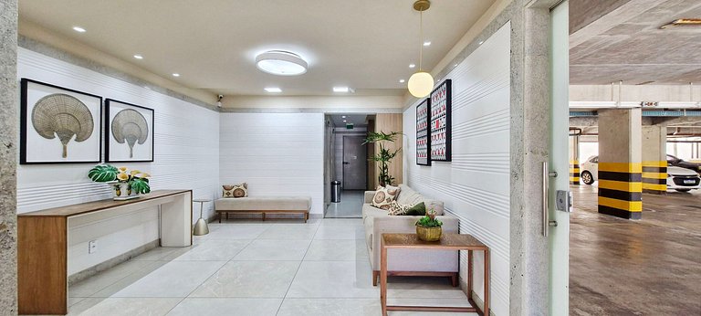 Apartamento com varanda vista mar - COPIT0109