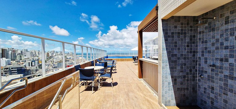 Apartamento com varanda vista mar - COPIT0109