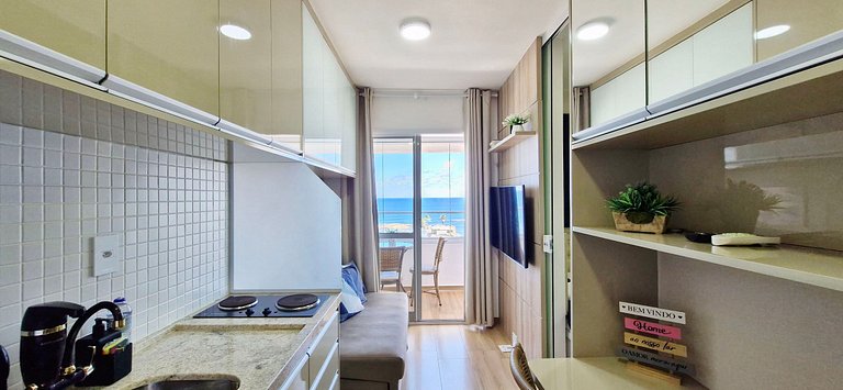 Apartamento com varanda vista mar - COPIT0109