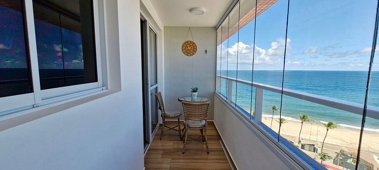 Apartamento com varanda vista mar - COPIT0109