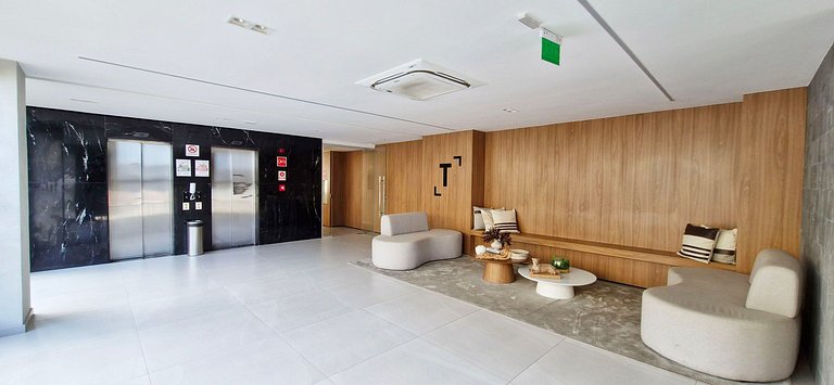 Apartamento com varanda vista-mar - COPIT0110