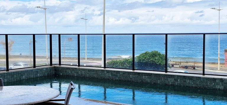 Apartamento com varanda vista-mar - COPIT0110