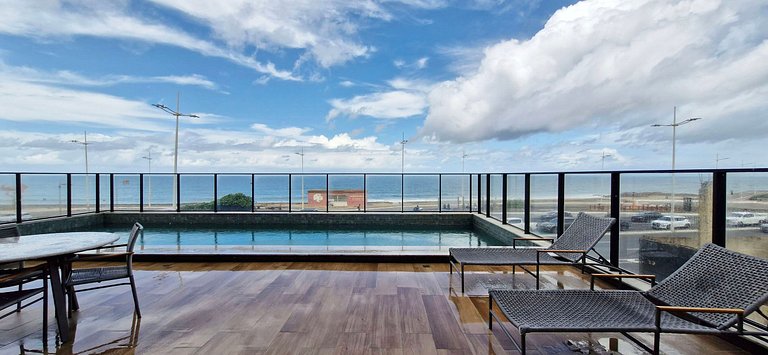 Apartamento com varanda vista-mar - COPIT0110