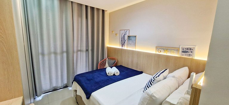 Apartamento com varanda vista-mar - COPIT0110