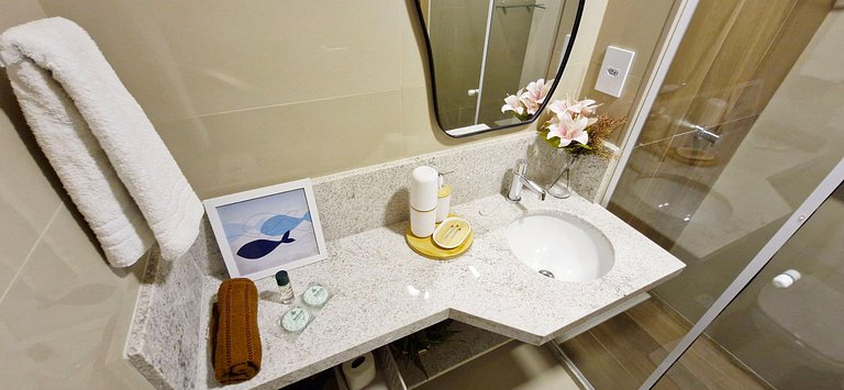 Apartamento com varanda vista-mar - COPIT0110