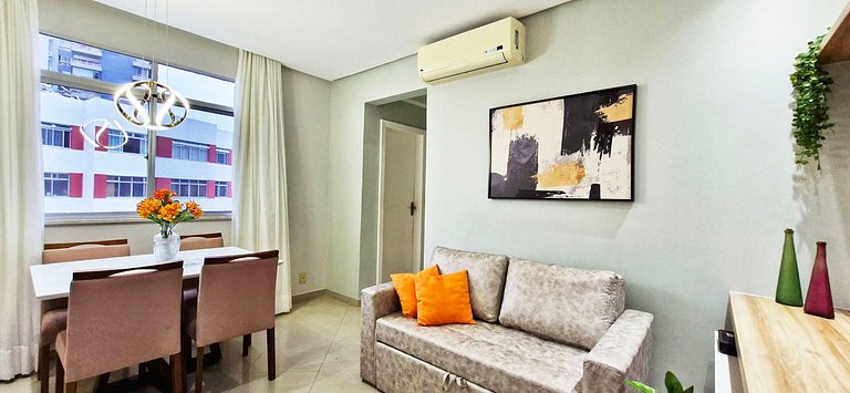 Dois quartos a 5min do Shopping Barra - COBAR0148