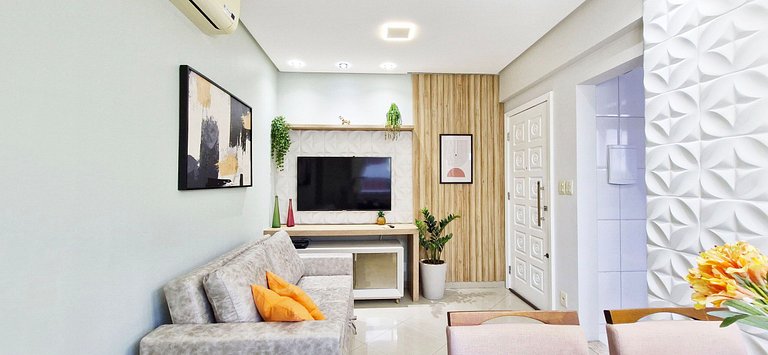 Dois quartos a 5min do Shopping Barra - COBAR0148