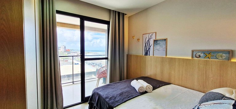 Apartamento com varanda vista-mar - COPIT0110