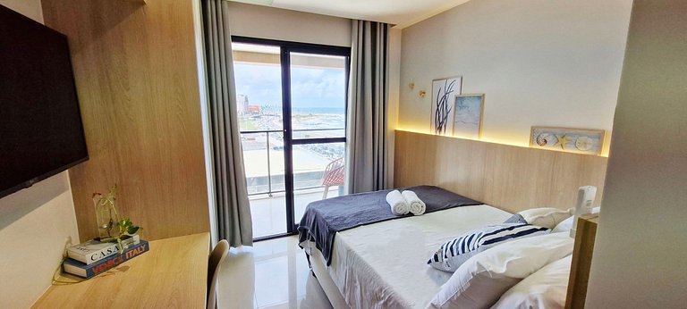 Apartamento com varanda vista-mar - COPIT0110