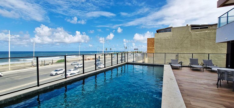 Apartamento com varanda vista-mar - COPIT0110