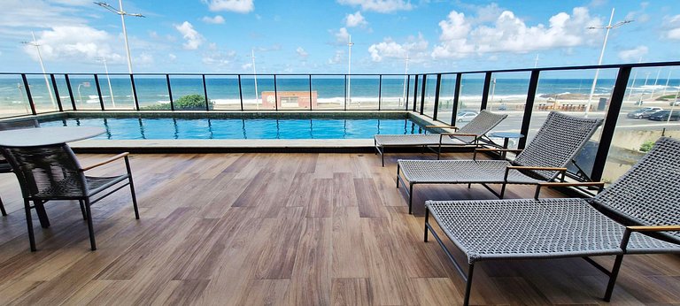 Apartamento com varanda vista-mar - COPIT0110