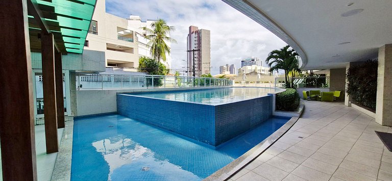 Large balcony with sea view at Top House COBAR0150
