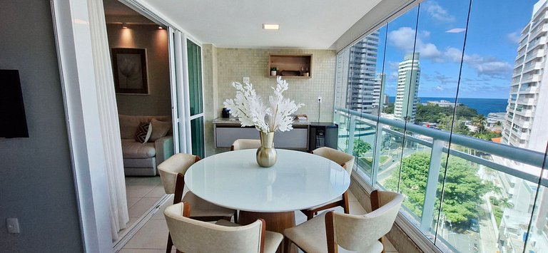 Large balcony with sea view at Top House COBAR0150
