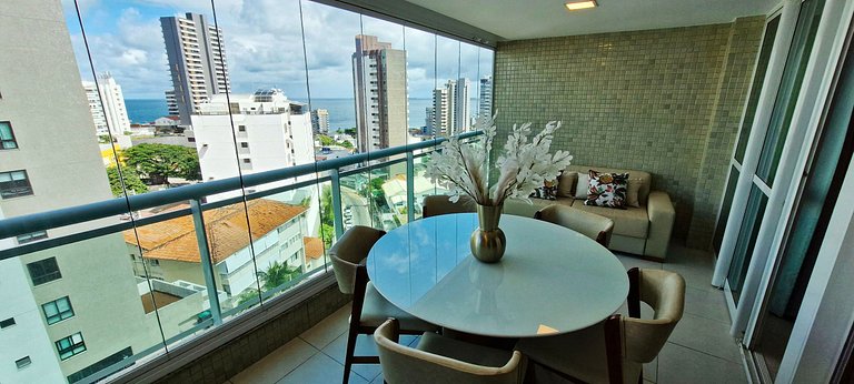 Balcón con vista al mar en Top House - COBAR0150